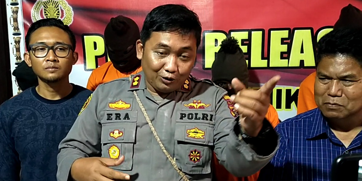 Jawab Keresahan Warga, Polres Mimika Tetapkan Empat Tersangka Begal ...